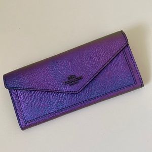 Coach Metallic Envelope Wallet